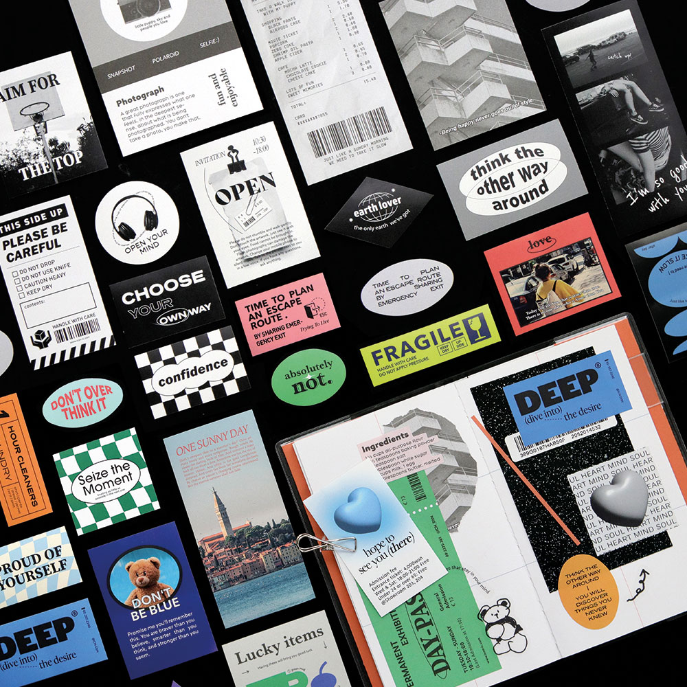 ICONIC Collect Sticker Set - Colourful